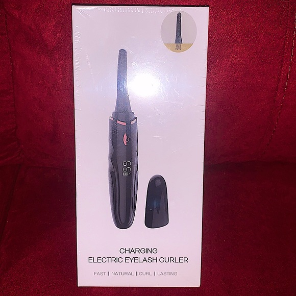 NIB Heated Eyelash Curler Forats Rechargeable Curler with Comb & Eyebrow Brush - Picture 8 of 10